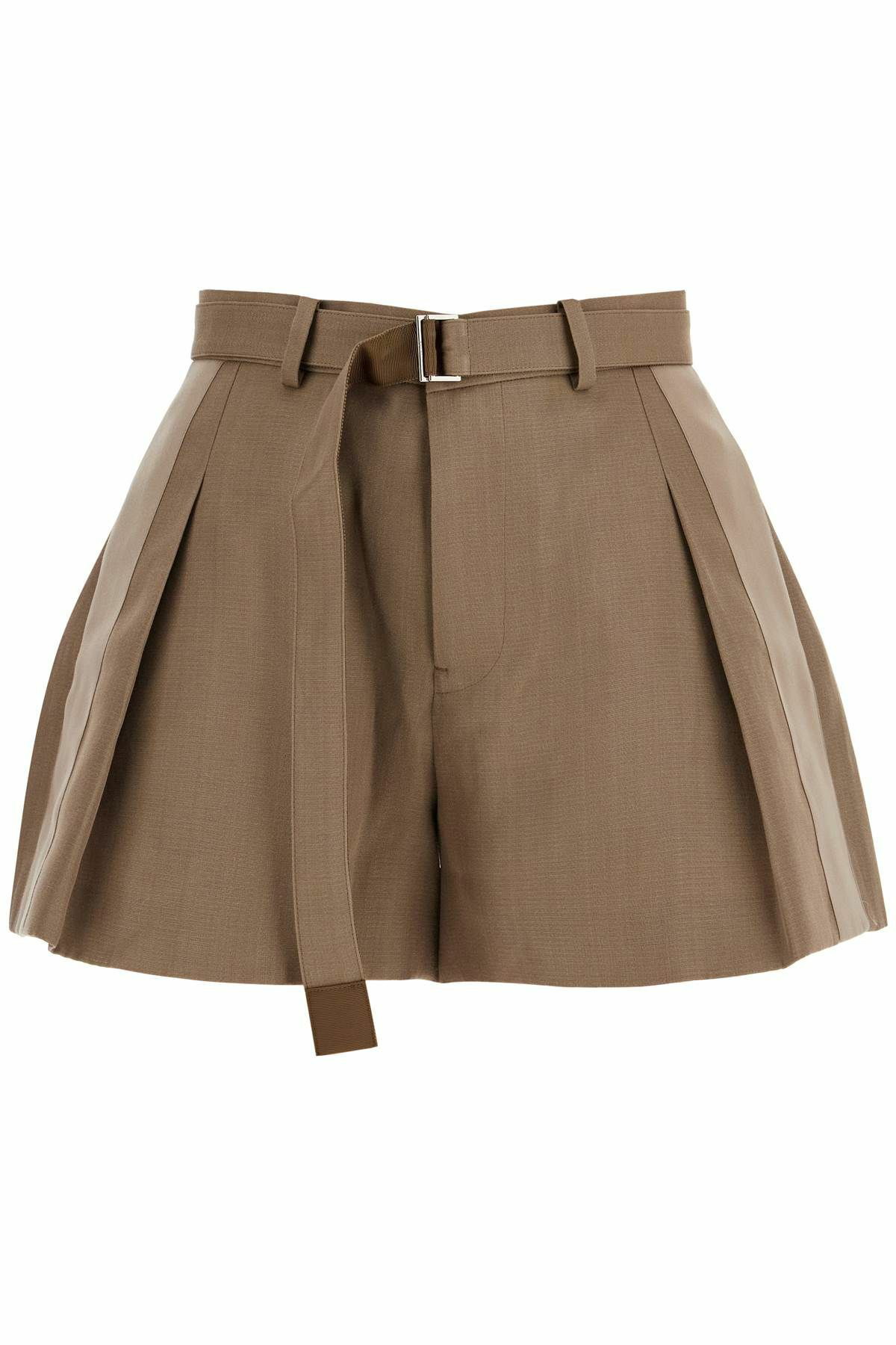 ショートパンツ SACAI Women Shorts  Burmudas 2507720651 Beige Cotton-blend shorts in beige - Sacai | Mytheresa