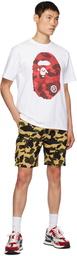 BAPE White Camo Big Ape Head T-Shirt