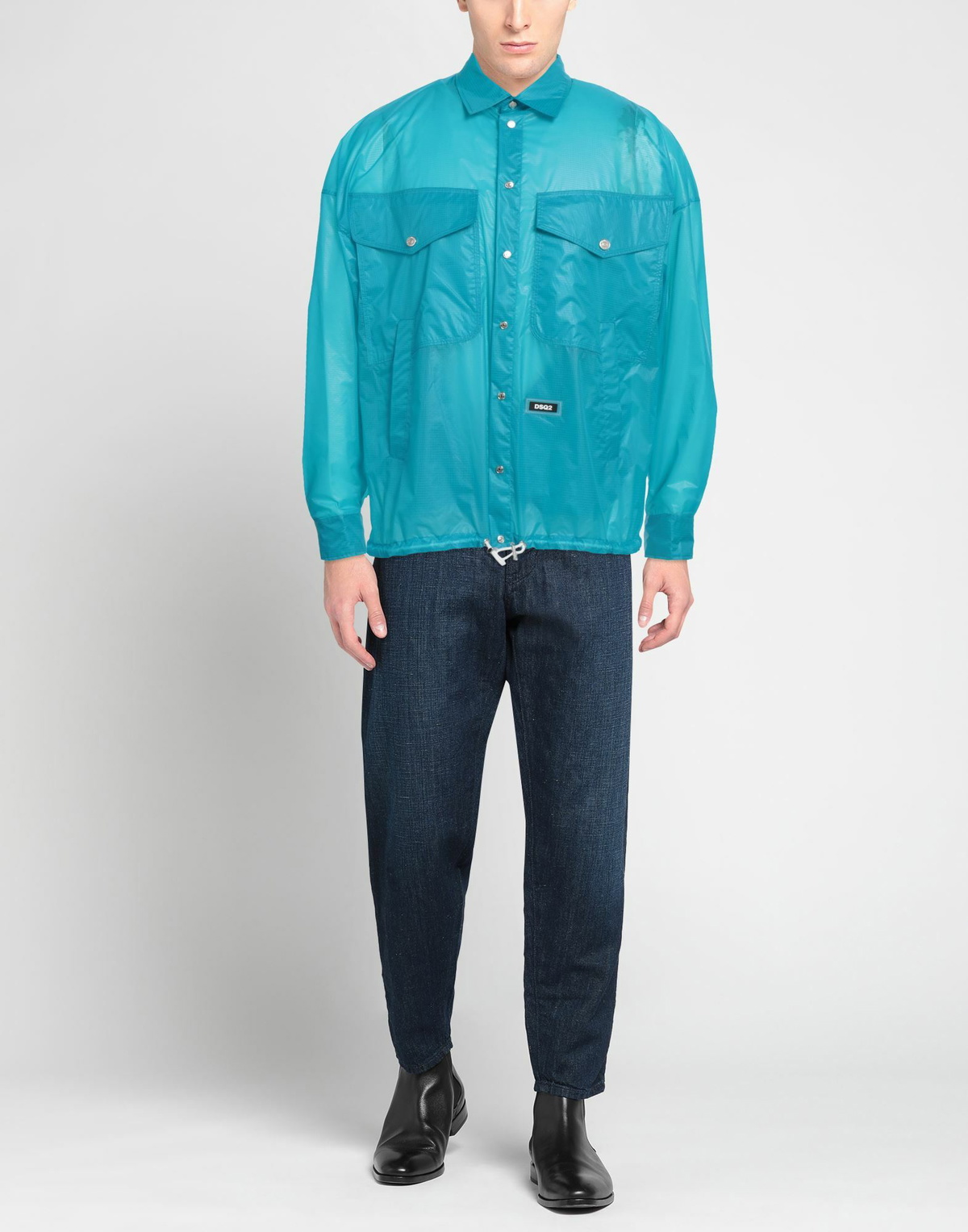 Dsquared2 Mens Jacket Turquoise