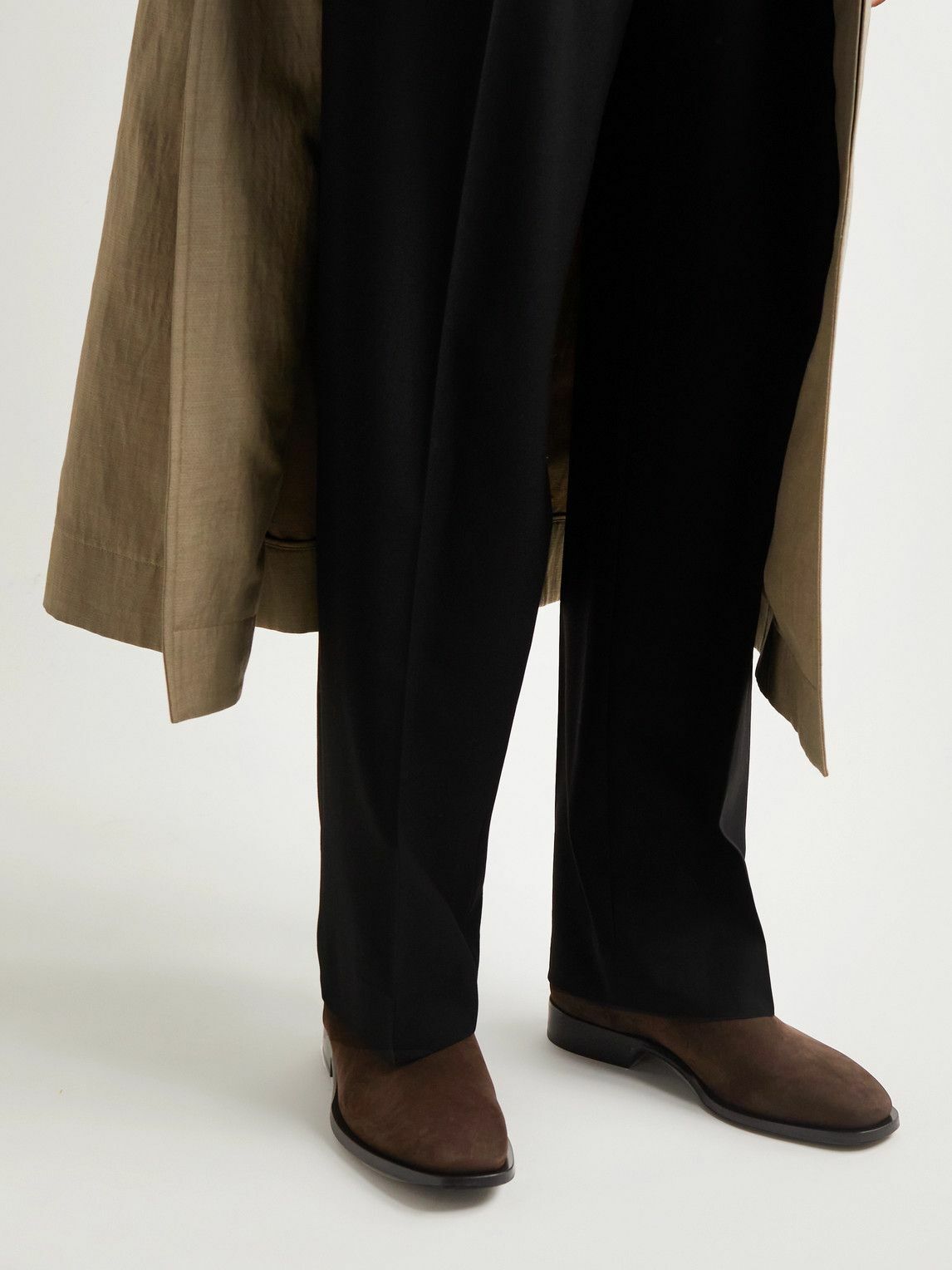 The Row Grunge Suede Chelsea Boots ブラウン The Row - Grunge Suede Chelsea Boots - Brown The Row