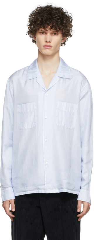 Photo: Our Legacy Blue Cotton Shirt