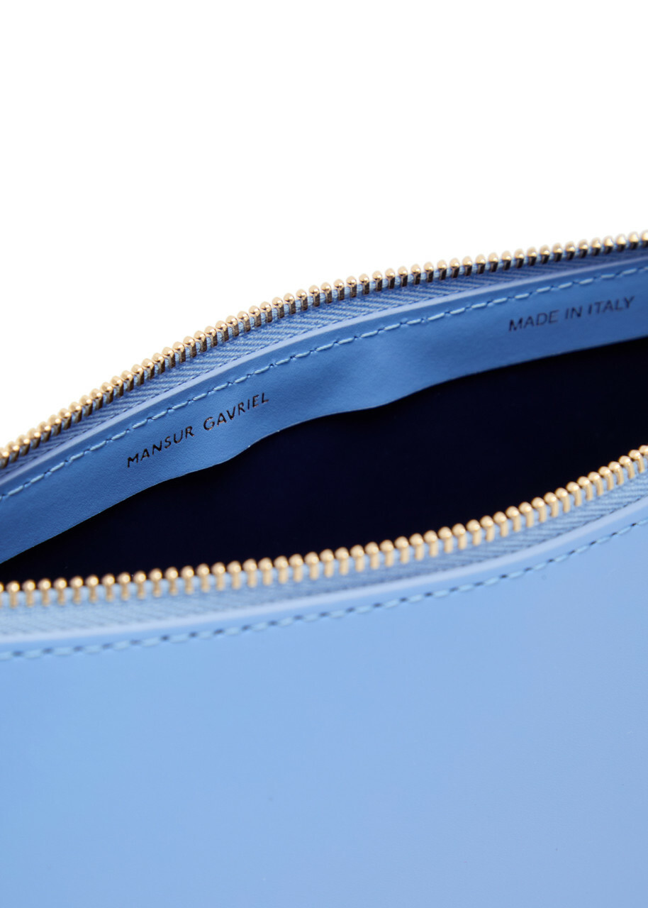 Mansur Gavriel Gaia Smoothed Leather Shoulder bag - Blue - One Size