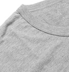 visvim - Printed Mélange Cotton-Jersey T-Shirt - Gray