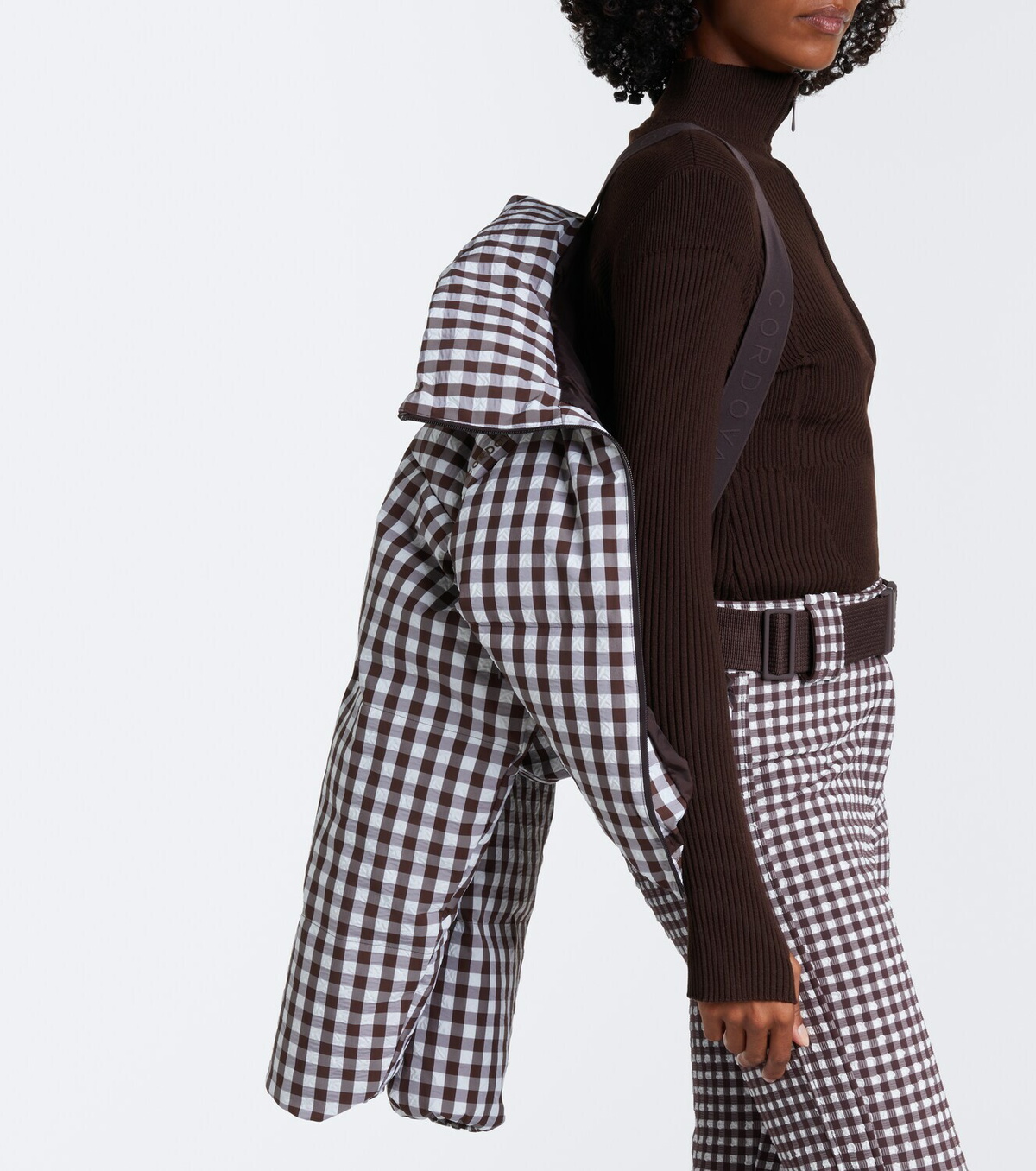 Cordova Cortina gingham ski jacket