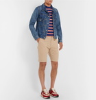 Beams Plus - Ivy Slim-Fit Cotton-Seersucker Shorts - Men - Tan