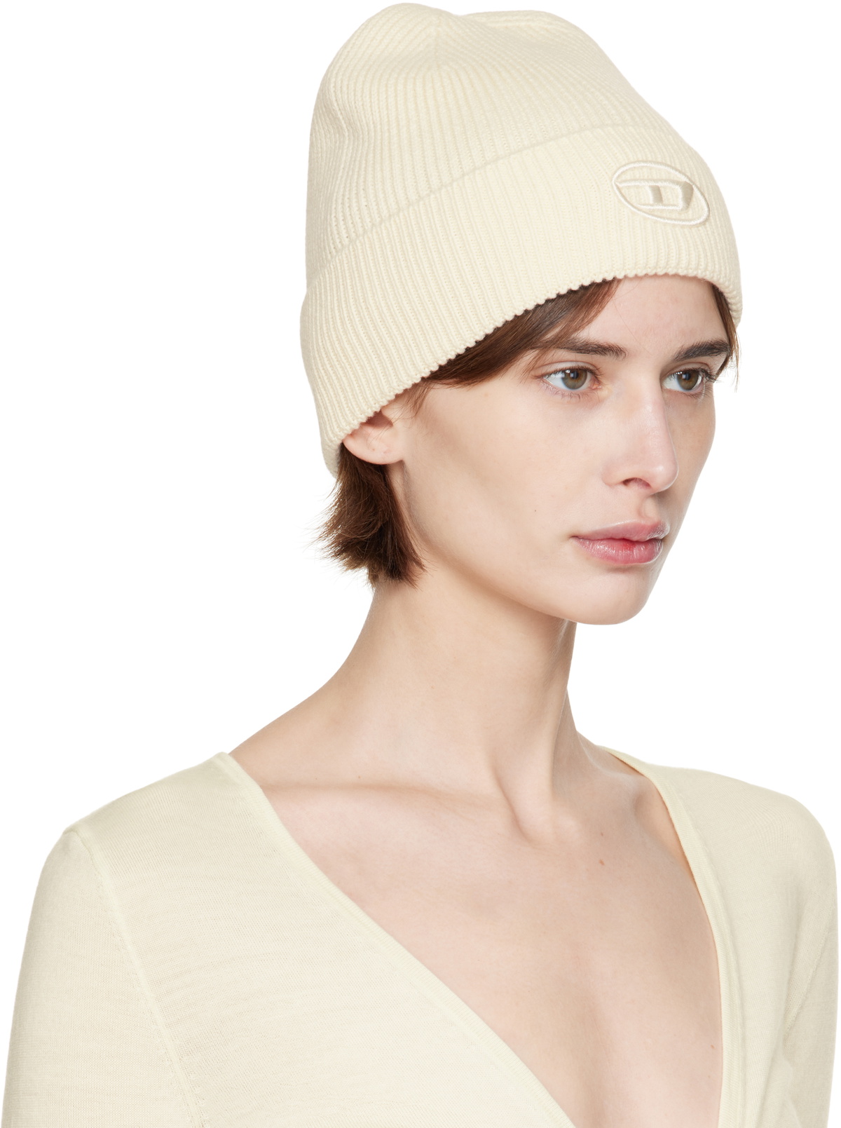 Diesel Off-White K-Coder-Fully B Beanie Diesel