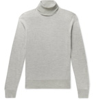 TOM FORD - Silk Rollneck Sweater - Silver