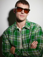 Jacques Marie Mage - Molino 55 Rectangular-Frame Acetate Sunglasses