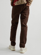 OrSlow - 107 Ivy Straight-Leg Cotton-Blend Corduroy Trousers - Brown