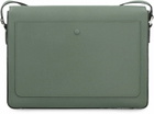 Valextra V-line Leather Messenger Bag
