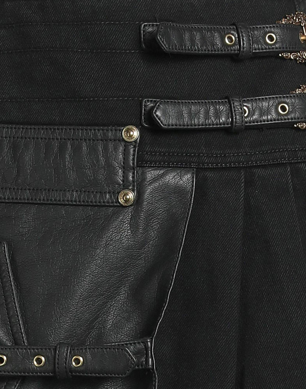 Versace Jeans Couture Womens Denim skirt in Black
