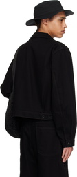 LEMAIRE Black Trucker Denim Jacket