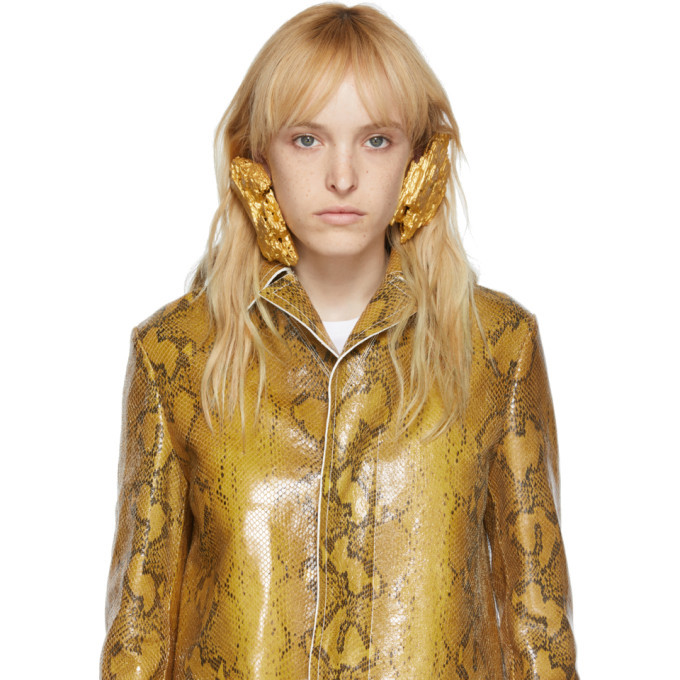 Ingy Stockholm Gold Symphony No. 1 Asymmetric Earrings