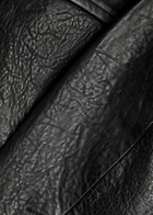 Esse Studios Pelle Textured Leather Jacket Black