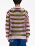 MARNI - Striped Mohair Blend Sweater