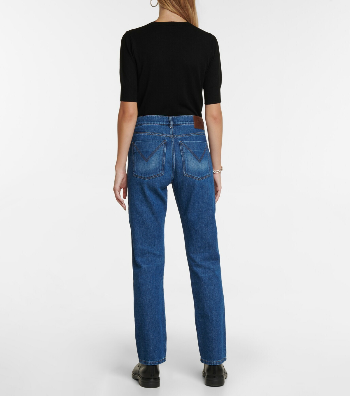 【送料&関税込】Max Mara Straight-leg Jeans Max Mara Lacuna Straight Leg Jeans in Blue | Lyst
