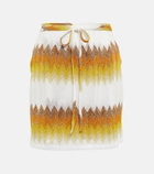 Missoni Mare Zig-zag knitted miniskirt