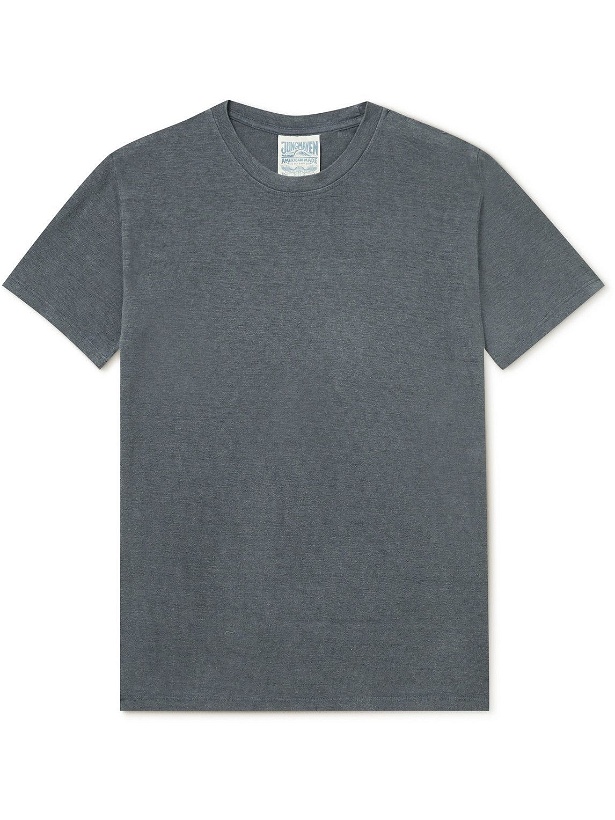 Photo: Jungmaven - Garment-Dyed Hemp-Jersey T-Shirt - Gray