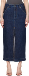 DARKPARK Blue Erika Denim Midi Skirt