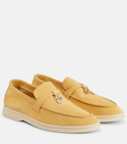 Loro Piana Summer Charm Walk suede loafers