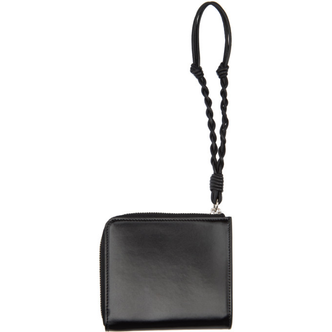 Jil Sander Black Tangle Wallet Jil Sander