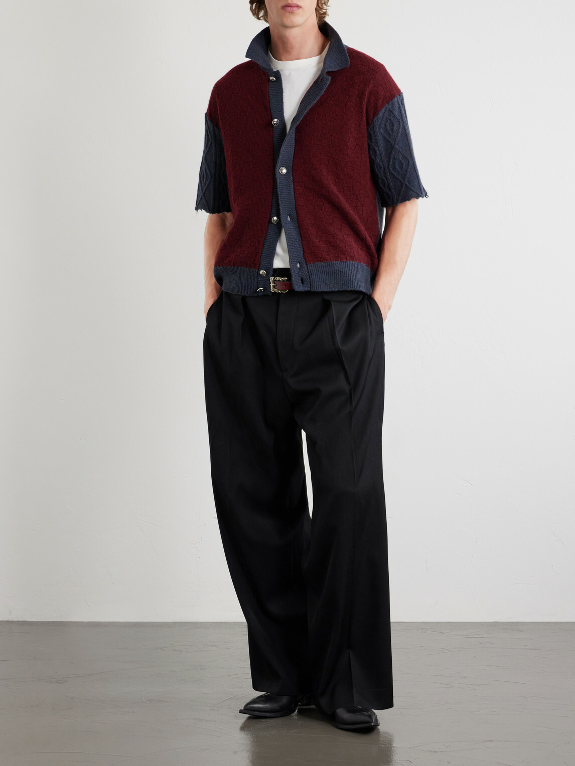 Enfants Riches Déprimés - Che Cashmere Cardigan - Burgundy