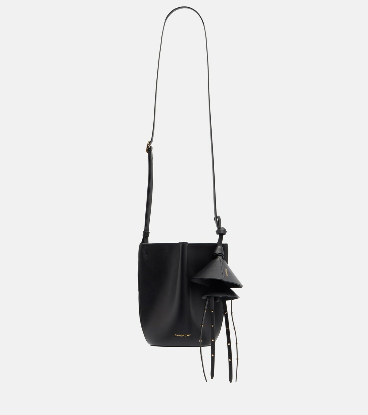 Givenchy Snap Mini leather bucket bag