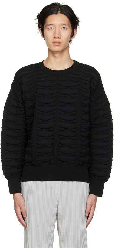 Photo: CFCL Black Facade Sweatshirt