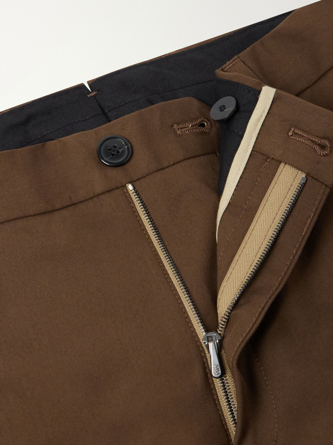 Paul Smith - Straight-Leg Cotton-Blend Suit Trousers - Brown