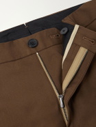 Paul Smith - Straight-Leg Cotton-Blend Suit Trousers - Brown