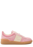 Valentino Garavani Upvillage Panelled Suede Sneakers Pink
