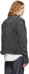 CARNET-ARCHIVE Gray Mass Denim Jacket