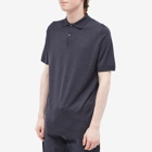 John Smedley Men's Payton Merino Knit Polo Shirt in Hepburn Smoke