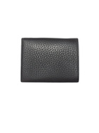 Orciani Black Grained Leather Wallet