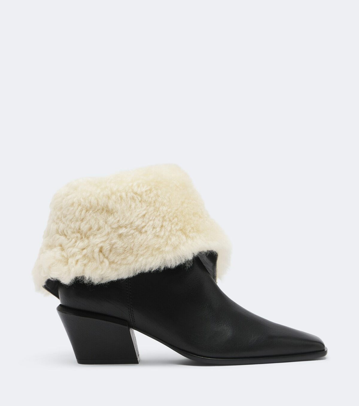 Paris Texas Bettina shearling-lined leather ankle boots