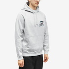 By Parra Men's Cat Defense Hoody in Heather Grey