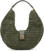 ANINE BING Khaki Lou Monogram Bag