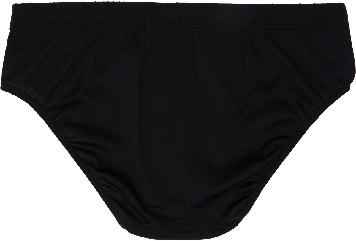 ZEGNA Black Cotton Briefs