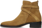 TOM FORD Tan Suede Rochester Boots