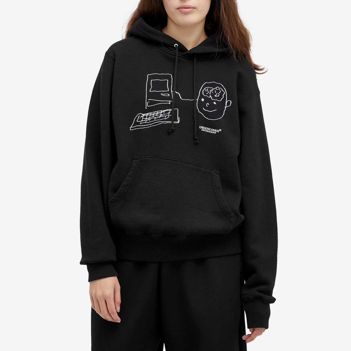Undercover Women's Hooded Sweatshirt in Black Undercover Undercover Women's Hooded Sweatshirt in Black Undercover