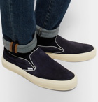 TOM FORD - Cambridge Suede Slip-On Sneakers - Blue