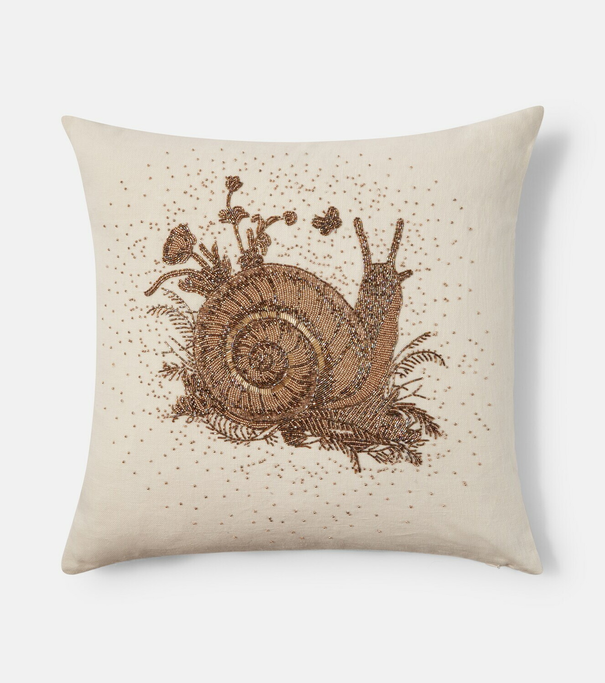Jonathan Adler Muse beaded linen cushion