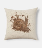 Jonathan Adler Muse beaded linen cushion