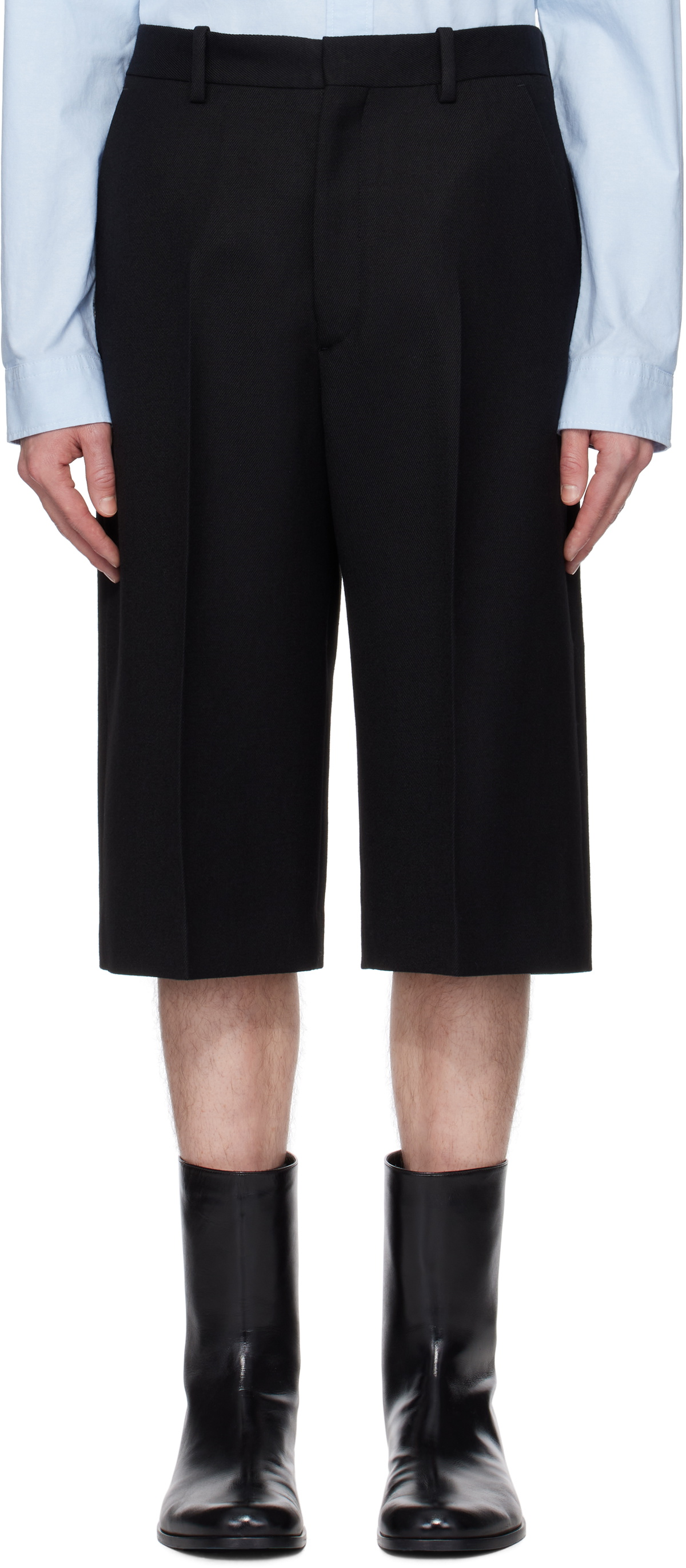 パンツ Acne Studios Black Tailored Shorts 44 Acne Studios Black Tailored Shorts Acne Studios