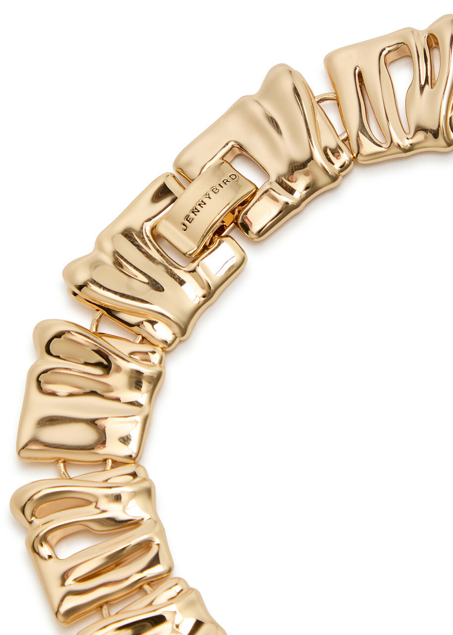Jenny Bird Sundra Collar Textured Necklace - Gold - One Size