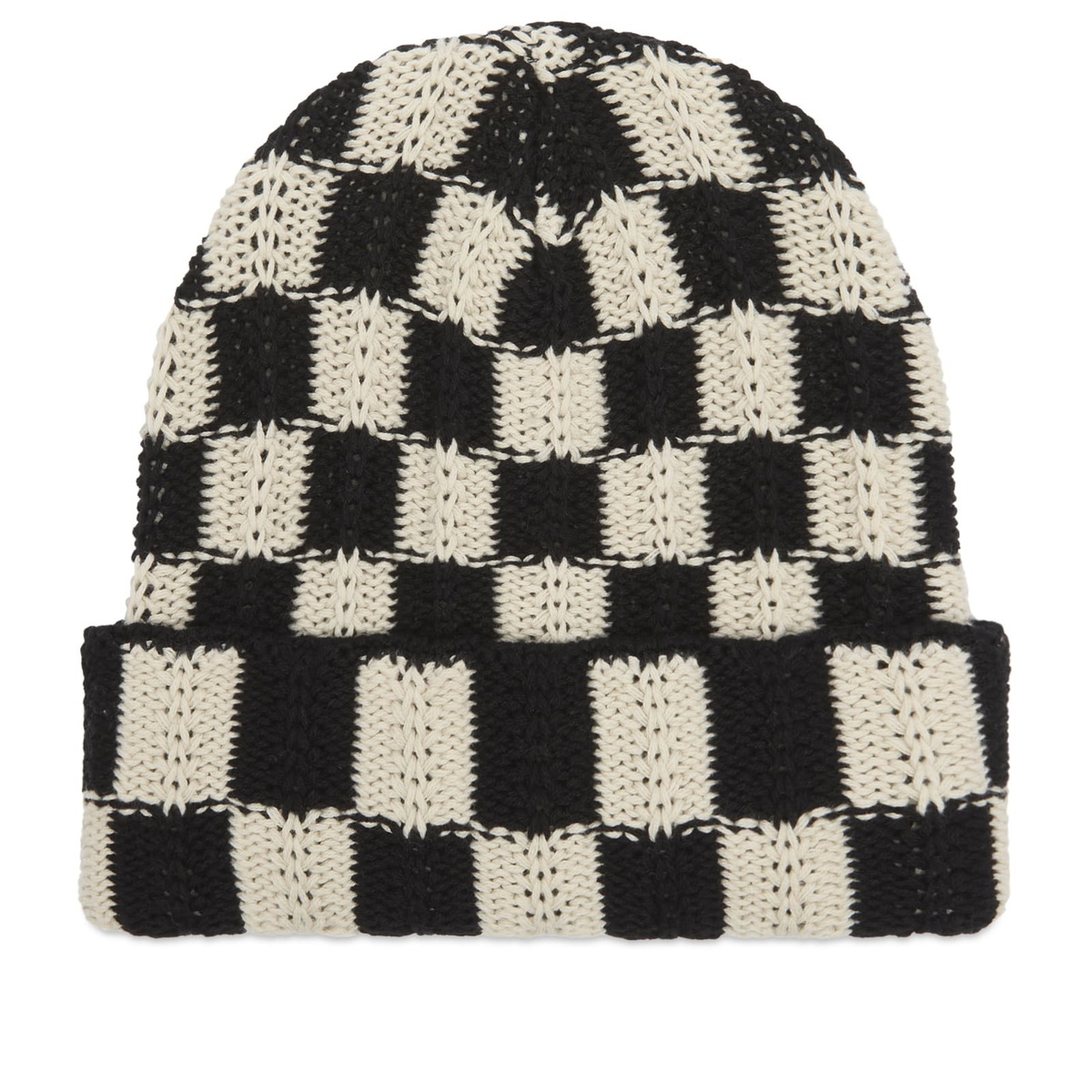 Sundays Men's Check Beanie in Black 