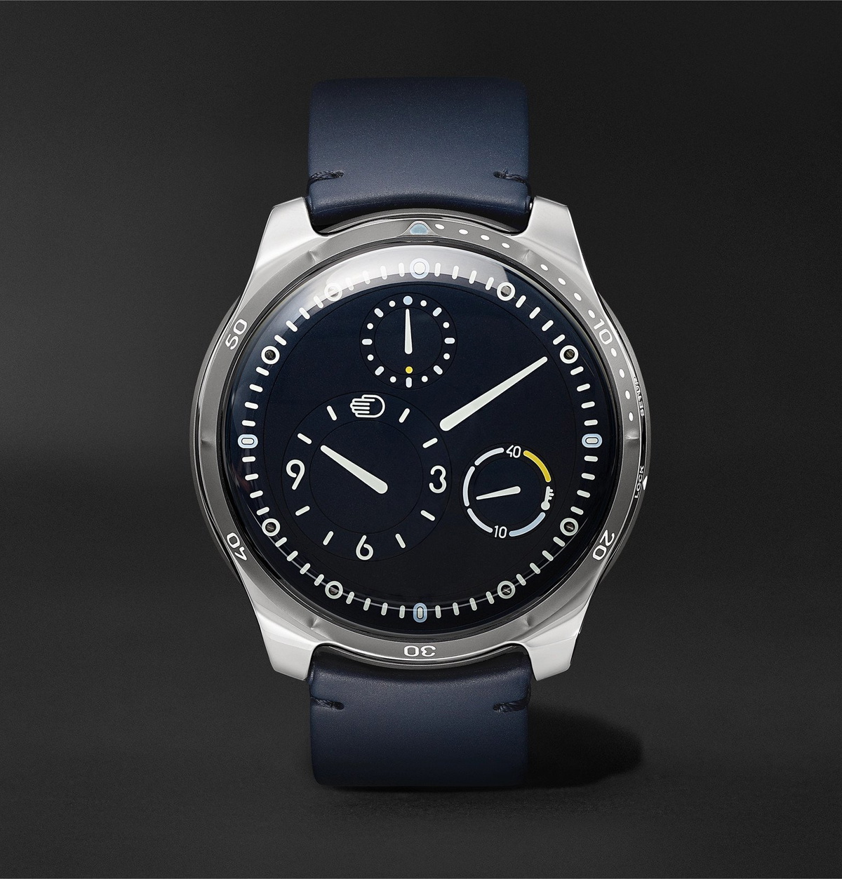 Ressence EXCLUSIVE Type 5 46mm Titanium and Leather Mechanical