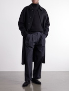 ssstein - Belted Wool and Cashmere-Blend Coat - Black