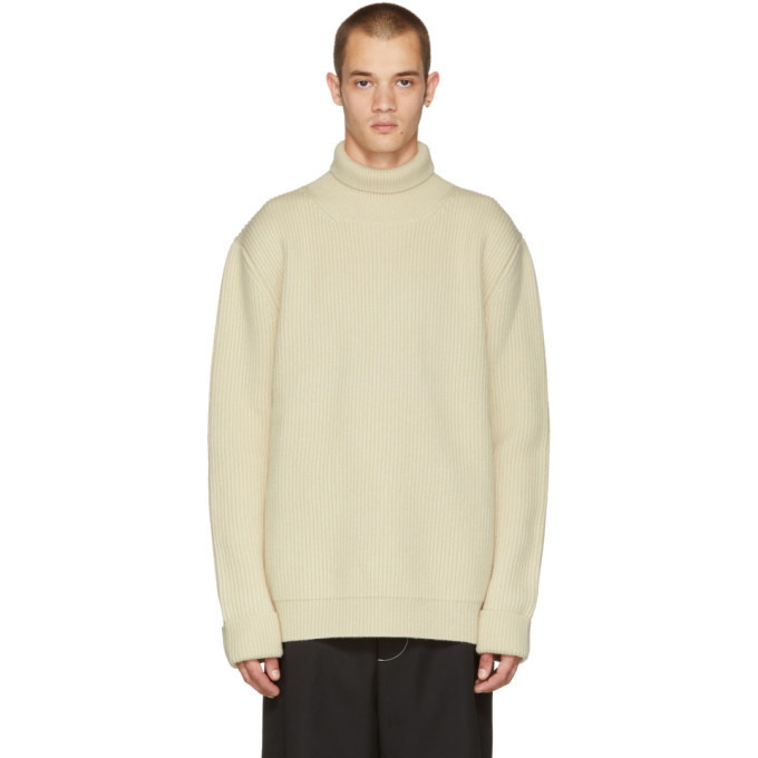 Photo: Maison Margiela White Wool Turtleneck