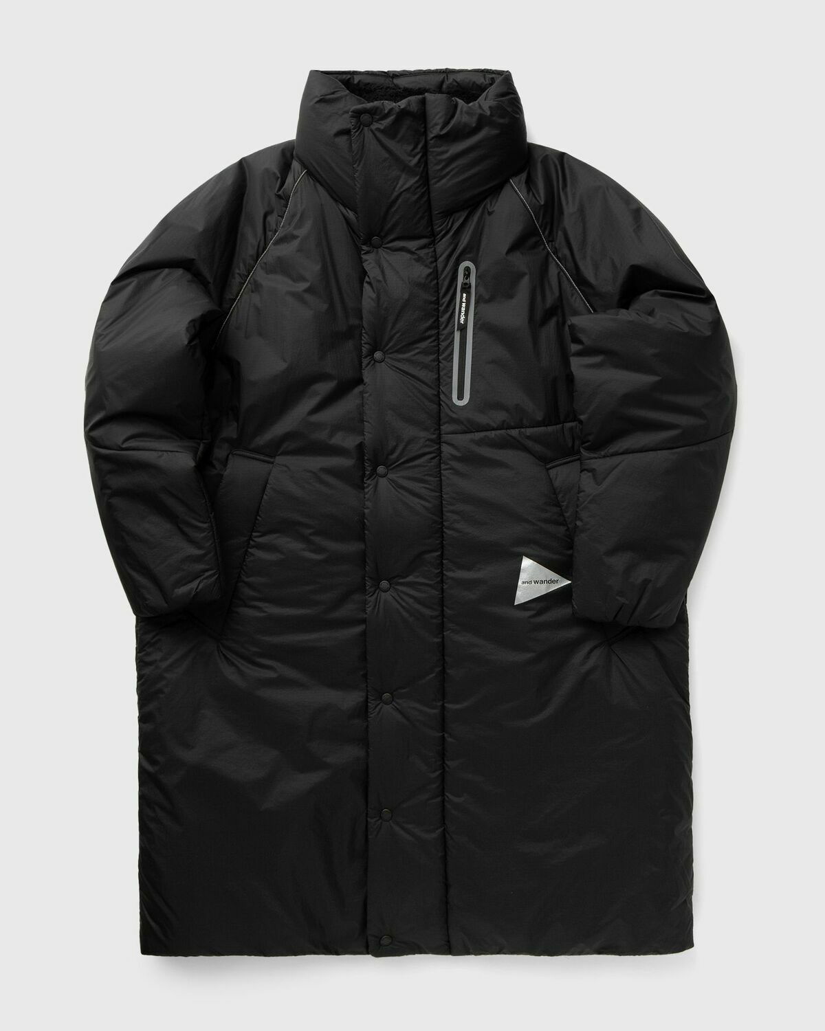 【週末価格】 and wander primaloft rip coat And Wander Ripstop PRIMALOFT insulation coat Black Mens Coats